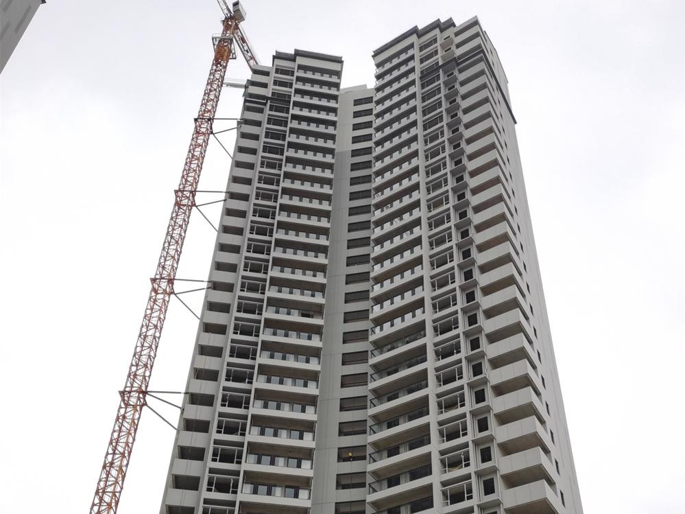 陸川貴源城選用金洋外墻涂料真石漆