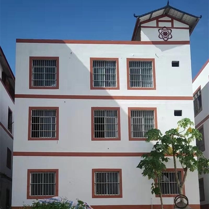 廣西兩高沿線鄉(xiāng)村風(fēng)貌工程改建良慶區(qū)新蘭村項目選用金洋水性平涂